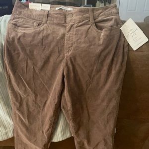 Croft and barrow tan corduroy pants